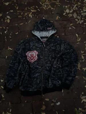 M&M's hoodie by JH Design all over print Vintage hooded Jacket Unisex Size XXL - Image 1 of 4