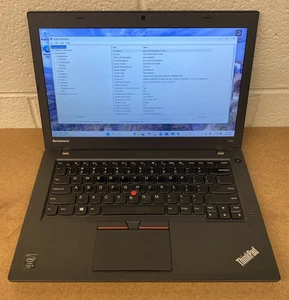 Lenovo Thinkpad 14" T450 i5-5300U 240GB SSD 16GB RAM Windows 11 Pro - Imagen 1 de 4