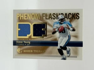 2007 SP Rookie Threads Phenom Flashbacks Jerseys #PHF-VY Vince Young - Picture 1 of 2