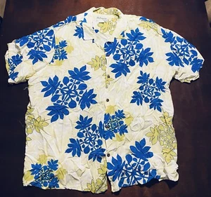 Bishop St Apparel Made in Hawaii Mens 3XL Hawaiian Shirt Vintage - Picture 1 of 6