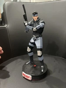 Metal Gear Solid Snake Figure 3D Printed Hand Painted 9 Inches Tall Statue - Picture 1 of 12