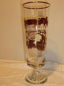 Brauerei Bier Geb. Meisel,s 100 Jahre Jubiläumsglas Glas Meisel 0,5 1987 alt 36J - Bild 1 von 4