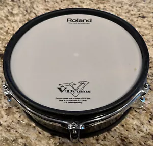 Roland PD-105 Black V-Drum 10" Pad Mesh Head PD125 VDrum for TD 12 20 25 9 kits - Picture 1 of 3