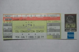 W.C.W. NITRO CSU CONVOCATION CENTER 7.06.1999 FULL TICKET CLEVELAND - Bild 1 von 1