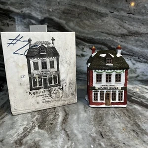 Dept 56 Dickens Village Series M. FEZZIWIG’S WAREHOUSE 1986 “a Christmas Carol” - Picture 1 of 7