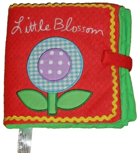 LITTLE BLOSSOM by Sandra Magsamen Soft cloth baby book  - Picture 1 of 4