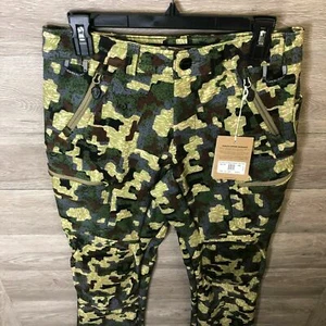 Forloh Herren Größe 32R Tiefenabdeckung ALL Clima Stretch gewebte Köperhose neu mit Etikett Jagd - Bild 1 von 4