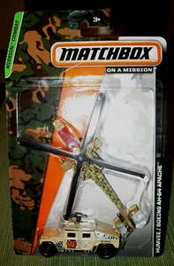 Matchbox SkyBusters AH-64 Apache & Humvee MBX Mission Combat 2 Pack 2013 - Picture 1 of 6