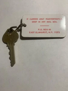 Sheraton Motor Inn Hotel Motel Room Key Fob & Key East Elmhurst Nueva York #611 - Imagen 1 de 2
