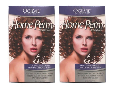 Ogilvie Home Perm for Color-Treated, Thin or Delicate Hair, 1 Application 2 Pack - Image 1 of 4