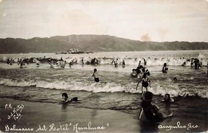 Balneario del Hotel Anahuac Acapulco J.J. Pintos RPPC Postkarte PC 1.16 - Bild 1 von 2