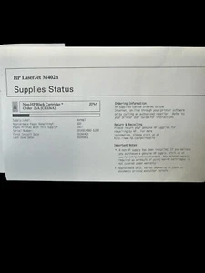 Imprimante laser de groupe de travail HP LaserJet Pro M402n ~ C5F93A ~ testée ~ excellent état - Photo 1/11