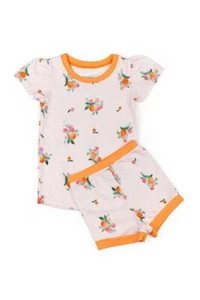Wildling NWT 8 Well Dressed Wolf Sweet Oranges Short Pajamas LA1-216 - Picture 1 of 2