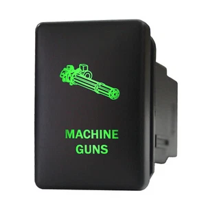 MACHINE GUNS 9B89G Push switch 12V LED green for Toyota RAV4 Sequoia 4Runner - Picture 1 of 1