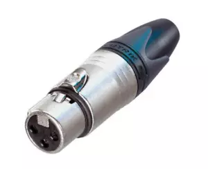 NEUTRIK NC3FXX 3-Pin XLR Buchse Kabelmontage Stecker - Nickelgehäuse - Bild 1 von 1