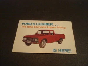 New Dealer Post Card 1972 Ford Courier - Picture 1 of 2