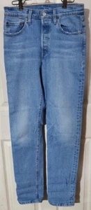 Vtg Levi’s 501 Button Fly W27 x L32 Unisex? Blue - Picture 1 of 20