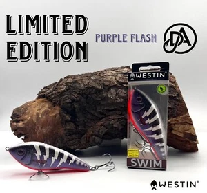 Westin Swim Glidebait 12cm 53g Suspending Purple Flash UV Limited Edition NEW - Bild 1 von 5