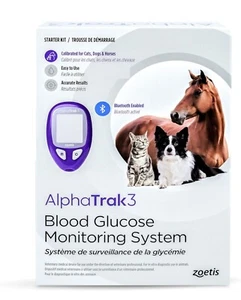 AlphaTRAK 3 Pet Blood Glucose Monitoring System Starter Kit Diabetic Exp11/25 - Picture 1 of 17