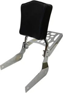 Sissy Bar/Backrest/Luggage Rack for 2004-Up Honda Shadow Aero VT 750 VT750 - Picture 1 of 11
