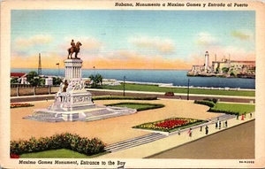 Cartolina Maximo Gomez Monumento Ingresso alla Baia L'Avana Cuba - Foto 1 di 2