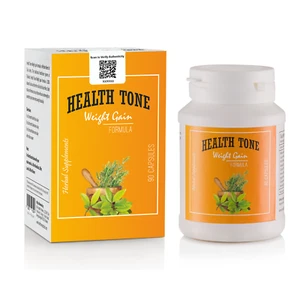 Pack of 3 Health tone Herbal Weight Gain 90 Capsules LONG EXPIRY - Picture 1 of 7