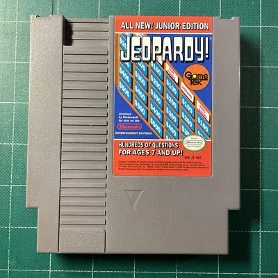 CLEAN! Jeopardy Junior Edition (Nintendo Entertainment System, 1989) Tested - Image 1 of 4