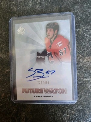 2011-12 SP Authentic Future Watch Auto Rookie 727/999 Lance Bouma Card# 276 - Image 1 of 2