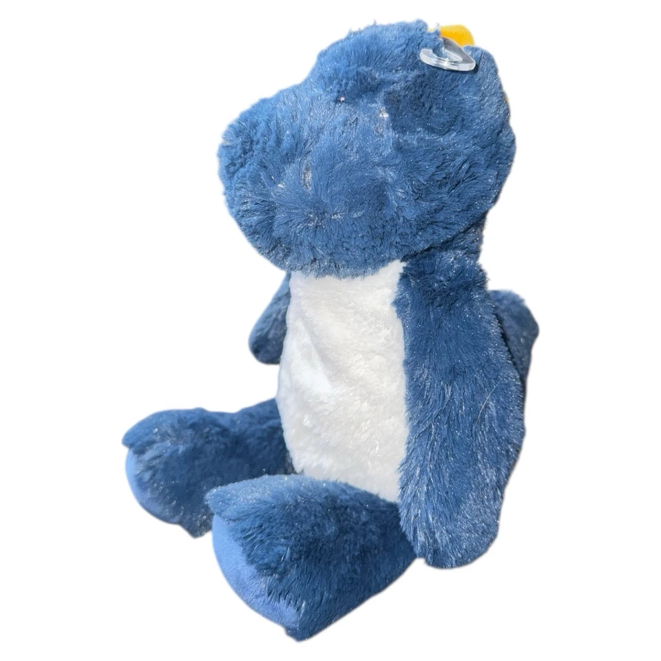 NUEVO Carters Azul Oscuro Amarillo Dinosaurio Peluche Dragón 10 Pulgadas Foto 1 de 4