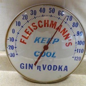 Vintage Werbung Thermometer Fleischmann's Gin'n Vodka, Original USA - Bild 1 von 12