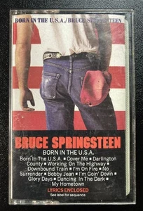 1984 Columbia QCT 38653 Bruce Springsteen Born in the USA Cassette Tape - Picture 1 of 9