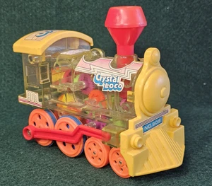 Functional - VINTAGE Crystal Loco 908 MCT Express Toy Train Locomotive REV n GO - Picture 1 of 12