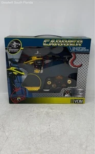 VDM Black Yellow Carrier Remote Control Helicopter Not Tested - Picture 1 of 7
