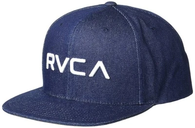 Men's Adjustable Straight Brim Snapback HAT/Dark Indigo, 1SZ - Image 1 of 4