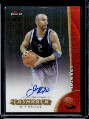 2024-25 Melhor Jason Kidd Flashback Auto Refrator Preto #/25 Mavericks - Imagem 1 de 2