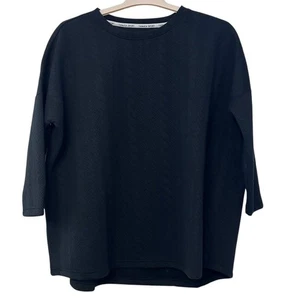TUCKERNUCK Tnuck Sport Black Cable Ally Swing Sweatshirt M/L - Bild 1 von 12