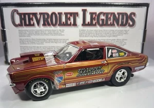 CHEVY LEGENDS 1/18 SCALE 1972 CHEVY VEGA “WARREN JOHNSON” VINTAGE STOCK - Picture 1 of 12