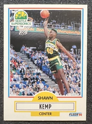 Fleer Sean Kemp 1990/91 (Seattle Supersonics) #178 casi nuevo/como nuevo Foto 1 de 2