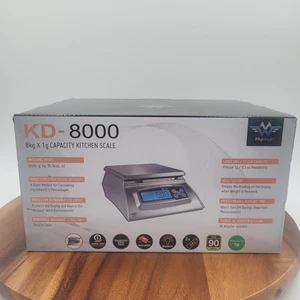 My Weigh KD-8000 Bilancia digitale per alimenti in acciaio inox - Foto 1 di 9