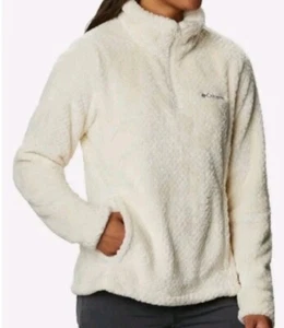 Columbia Women's Medium Campfire Cozy 3/4 Zip Pullover Sweatshirt New - Picture 1 of 6