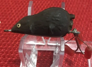 VINTAGE 1-1/2 Inch 1/5 Oz BROWN MOUSE FLY FISHING LURE - Picture 1 of 6