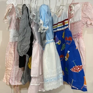 6-VTG Isabella Nannette Polly Flinders Girls Size 5 Dress Lot 60s 80s 90s - Picture 1 of 14