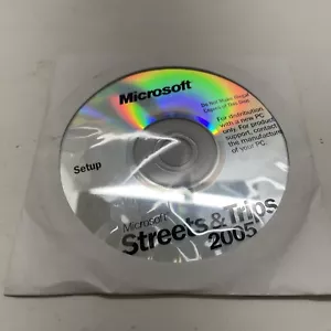 Microsoft Streets & Trips 2005 2-disk Cd Rom - Picture 1 of 2