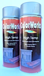 (26,86€/L) 2x 400 ml MOTIP® DUPLI Auspufflack silber Hitzefest-Spray 800°C - Bild 1 von 1