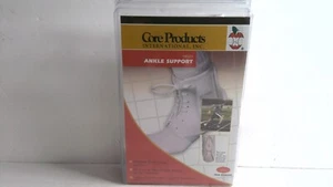 Soporte de tobillo Core Products Hiflex talla pequeña #6360 SM izquierdo-blanco - Imagen 1 de 5