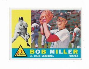 1960 Topps:#101 Bob Miller,Cardinals