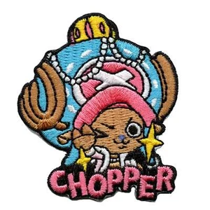 One Piece Anime Chopper Embroidered Iron On Patch - Picture 1 of 2