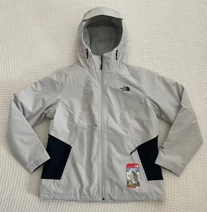 North Face $260 Women High And Dry Triclimate Ski jacket HyVent Grey/Black -XL - Picture 1 of 24