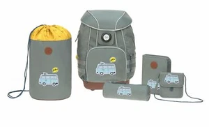 Lässig Magic School Set Schulranzen Tasche Adventure Bus Grün - Bild 1 von 4