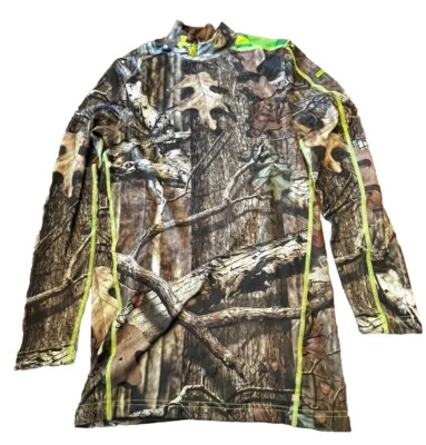 Under Armour Men's Compression ColdGear Mossy Oak Size Medium - Image 1 of 4